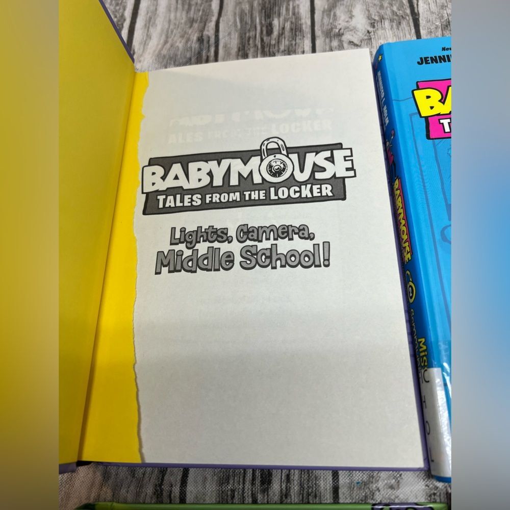 Baby Mouse Tales from the Locker Hardback Books 1-4 - Picture 3 of 6